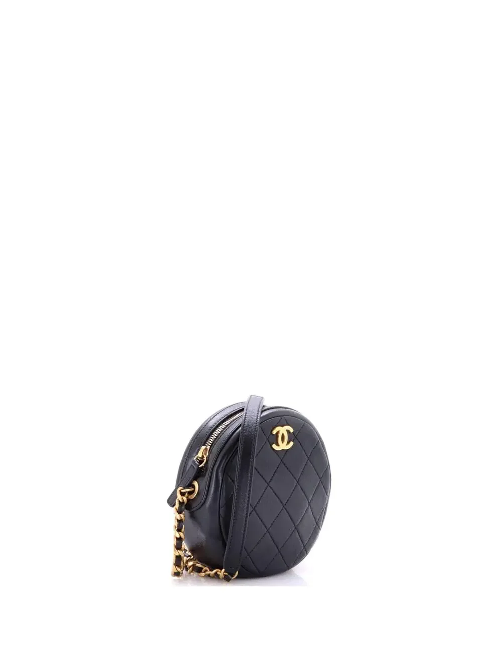 Chanel Round Chain Crossbody Bag #323633C29B